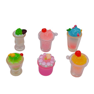 <span class=keywords><strong>Mini</strong></span> Vaso de Jugo Helado de Verano, Bolsa Sorpresa, Modelo de Bebida Luminosa en Miniatura, Adorno de Escritorio, Juguete de Moda - Product Image 5