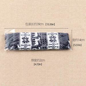 Leggings de punto suave hasta la rodilla para mujer, con estampado de copo de nieve, gruesos y transpirables para uso diario, ideales para otoño e invierno. - Product Image 6