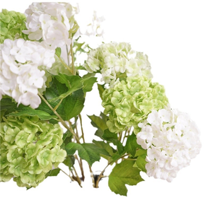 Fiore <span class=keywords><strong>di</strong></span> Ortensia Artificiale in Seta <span class=keywords><strong>di</strong></span> Alta Qualità, Realistico, 3 Teste, Bianco, Fatto a Mano, per Matrimoni, <span class=keywords><strong>Halloween</strong></span>, <span class=keywords><strong>Decorazioni</strong></span> per la Casa e la <span class=keywords><strong>Tavola</strong></span>, Effetto Simulato - Product Image 5