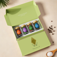 Boîtes personnalisées, pot en verre transparent cylindrique de 120 ml avec couvercle en plastique et en bois, couvercle à vis pour le stockage de fleurs, de thé, d'épices et d'aliments