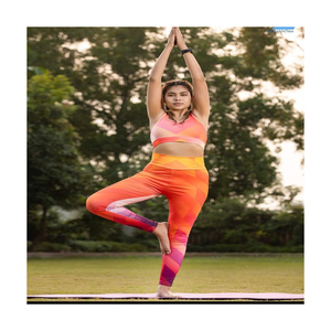 Vêtements de sport pour femmes à prix abordable Service OEM disponible Ensemble de robes de yoga et de cyclisme haute performance respirant - Product Image 2