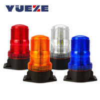 Luz Estroboscópica de Advertencia de Emergencia de Alta Potencia de 12-24 V y 30 LED, Lámpara de Baliza Intermitente para Automóvil, Montacargas, Camión, Autobús Escolar, Ámbar, Rojo, Azul