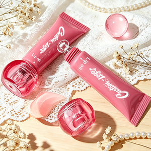 Gloss à lèvres rose en marque privée, hydratant naturel, réparateur, effet repulpant à l'<span class=keywords><strong>acide</strong></span> <span class=keywords><strong>hyaluronique</strong></span>, sérum pour lèvres - Product Image 1