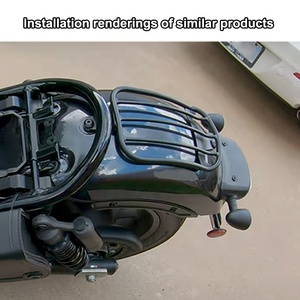 Waximoto fit pour <span class=keywords><strong>Honda</strong></span> <span class=keywords><strong>Rebel</strong></span> CMX 300 CMX <span class=keywords><strong>500</strong></span> Aftermarket Acier Bagages Arrière Cargo Top Case Box Rack Holder Support Supporter - Product Image 6