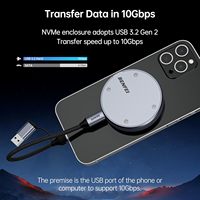 Le boîtier SSD M.2 NVME magnétique BENFEI 10Gbps prend en charge la protection contre la perte de puissance 10s