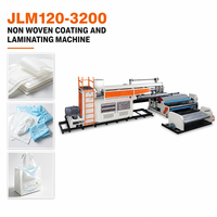 Machine de laminage de revêtements non tissés JLM120-3200, largeur de revêtement maximale de 3200 mm, film PE PP plastique, automatique, haute précision, pour l'alimentation
