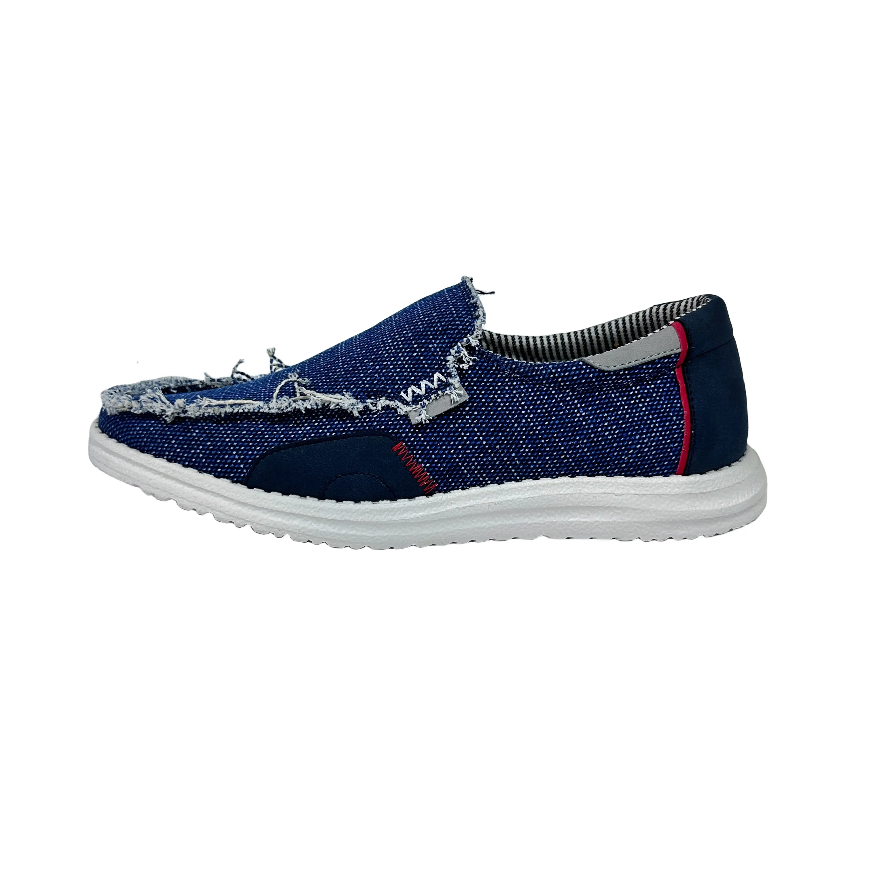 Espadrilles Moderne Populaire Jongere Jongen Meisjes Gewassen Doek Denim Mode Trend Schoenen