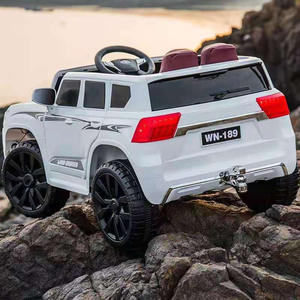 Coche de policía eléctrico de dos plazas unisex, juguete para niños al aire libre, 4 ruedas, vehículo de plástico con pilas, precio de fábrica - Product Image 5