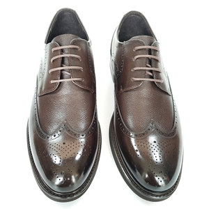<strong>Men's</strong> Oxford Formal Lace-up Anti-Slippery High-quality <strong>Shoes</strong> for Classic Brown Ornamental Perforations All Seasons Wedding <strong>Shoes</strong> - Product Image 5