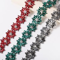 Nouvelles Appliques en Strass, Patchs en Forme de Navette, Pierres en Verre Cristal à Griffes, Strass Thermocollants, Garniture Florale pour Décoration de Robe