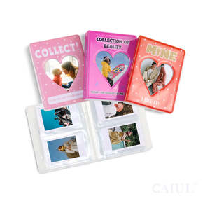 64 Pocket Custom pattern Kpop photobard Holder Book PVC Waterproof Love Hollow album fotografico per Fujifilm instax Mini 11 Film - Product Image 2