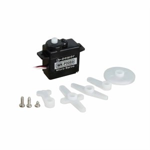Kpower P0060 Mini Robot de Plástico con Engranajes, Pequeño Avión RC de Espuma con Motor Sin Núcleo de 6g - Product Image 4