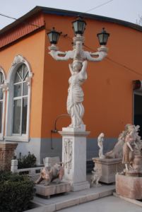 Antique personnalisé de haute qualité <span class=keywords><strong>en</strong></span> marbre blanc naturel grandeur nature <span class=keywords><strong>Ange</strong></span> <span class=keywords><strong>gardien</strong></span> Sculpture <span class=keywords><strong>pour</strong></span> grand <span class=keywords><strong>jardin</strong></span> extérieur <span class=keywords><strong>Statue</strong></span> commémorative - Product Image 5