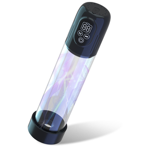 自動吸引式電動セックスグッズ 振動式拡大真空ポンプ 男性用陰茎増大ポンプ - Product Image 1