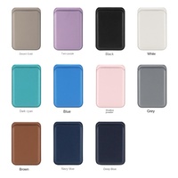 156Promax Angle réglable magnétique PU étui à cartes pliant ensemble pour Apple iPhone MagSafe affaires accessoire de téléphone portable