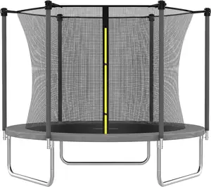 GSD 6英尺高品质户外蹦床，带安全网和杆