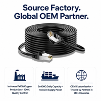 Kabel Patch Cord Cat6 Cat6A Metal Shielded RJ45 CCA UTP FTP SFTP Ethernet LAN untuk Jaringan Workgroup dari Value Factory Direct