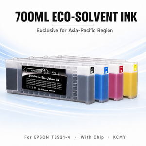 ตลับหมึกอิงค์เจ็ท OCB แบบ Eco Solvent สำหรับ Epson T8921-4 พร้อมชิป 700 มล. KCMY สำหรับเครื่องพิมพ์ EPSON SC-S40670/S60670/S80670 (APAC) - Product Image 1