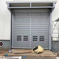 Puerta Rápida Industrial de Aluminio en Espiral, Personalizada de Fábrica, Turbo, de Alta Velocidad, para Almacenes, Logística y Talleres