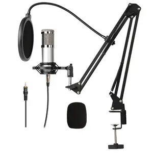 YARMEE Professional Microfone Microphone Microfono Recording Microphone Rgb Recording USB Computer Condenser Mike Mic Microphone