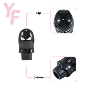 Modifikasyon manuel evrensel reçine siyah hayalet şekli kolu vites araba Shifter kolu vites topuzu - Product Image 4