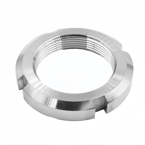 Écrous fendus en acier inoxydable 304 GB812, écrous de blocage <span class=keywords><strong>à</strong></span> fente, fixation axiale, montage de roulements, grade A2, filetage <span class=keywords><strong>à</strong></span> <span class=keywords><strong>gauche</strong></span> - Product Image 4