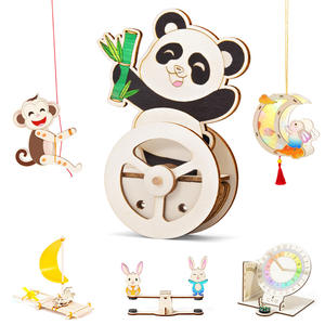 Sistema Orbitale Rotante del Sole in Legno, Modello Scientifico Artistico, Kit Auto Telecomandato a Quattro Ruote, Giocattolo STEM per Bambini - Set Fai-da-Te - Product Image 5