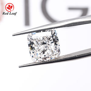 Diamant de laboratoire de qualité supérieure HPHT/CVD Redleaf en gros, 1-5 carats, couleur <span class=keywords><strong>E</strong></span>, clarté VS, taille carré<span class=keywords><strong>e</strong></span> coussin, avec rapport IGI - Product Image 2