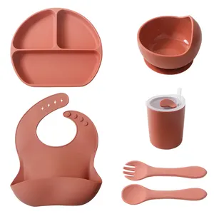 Ensemble de plateaux de nourriture pour enfants de qualité alimentaire sans BPA aliments divisés pour animaux