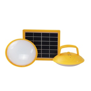 Linterna solar con cargador de teléfono móvil de camping recargable 2 lámpara de emergencia Led para red de zonas - Product Image 1