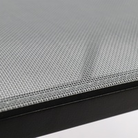 Chaise de jardin en acier empilable, chaise de piscine imperméable, chaise de côté de piscine, chaise en tissu textilener d'extérieur