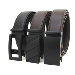 <span class=keywords><strong>Cintura</strong></span> LQbelt <span class=keywords><strong>nera</strong></span> <span class=keywords><strong>opaca</strong></span> fibbia automatica da uomo <span class=keywords><strong>cintura</strong></span> in microfibra resistente <span class=keywords><strong>cintura</strong></span> cricchetto LOGO della fabbrica - Product Image 1