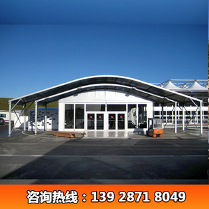 Carpa de PVC con estructura en A y paredes de vidrio para exposiciones, impermeable, para todas las estaciones - Product Image 3