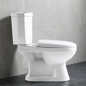 Aqua <b>Pan</b> Asian Two Piece WC Ceramic Square Water Closet Dual Flush Concealed <b>Cistern</b> Made in India - Product Image 1