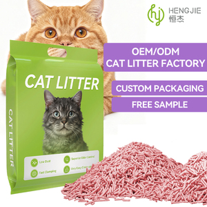 Litière pour chat au tofu à formule personnalisée, biodégradable, écologique, hautement absorbante, légère, vente en gros d'usine - Product Image 3