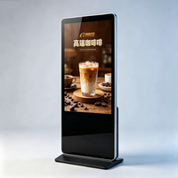 Pantalla LCD Digital a Todo Color para Interiores con CMS para Metro, Aeropuerto, Centro Comercial, OEM, 55 Pulgadas, Máquina de Publicidad de Pie, Alto Brillo