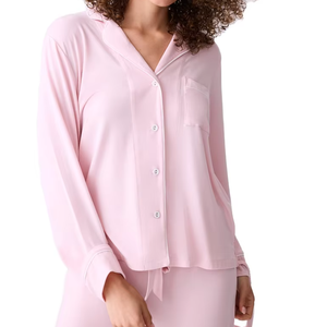 Set Pigiama Donna Personalizzato con Logo, Morbido, a Maniche Lunghe, in Maglia, con Bottoni, 2 Pezzi, Abbigliamento <span class=keywords><strong>da</strong></span> <span class=keywords><strong>Notte</strong></span> e Loungewear - Product Image 1
