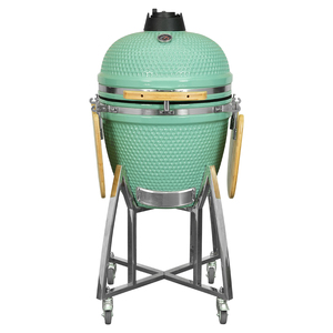 Grill <span class=keywords><strong>Barbecue</strong></span> Kamado SEB in Ceramica da 18 Pollici Verde Chiaro <span class=keywords><strong>per</strong></span> <span class=keywords><strong>Arrosticini</strong></span> Argentini, Smoker e Barbacoa da Esterno - Product Image 1