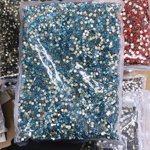 Fabrika toptan SS3 ~ SS30 Lt.Siam altın geri kristaller olmayan sıcak düzeltme AB Rhinestones çivi sanat Tumblers için - Product Image 3