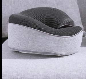 Almohada de viaje portátil con espuma de memoria ajustable de 360 grados, masajeador de hombros con soporte de cuello de avión mejorado - Product Image 6