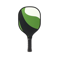 Raqueta de Pickleball con 9 Capas de Madera de Álamo, Orificios Perforados, Anillo de Silicona Adhesivo, Juego Individual