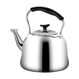 Bouilloire en acier inoxydable 201, capacité accrue, épaissie, non magnétique, compatible induction, style classique, à poignée - Product Image 2