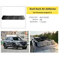 Déflecteur d'air de toit de voiture pour FangChengBao Leopard 5 Accessoires ABS Plate-forme de pare-brise de toit Accessoire extérieur