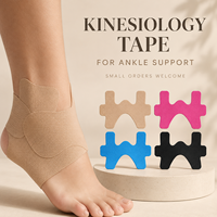 Xingda 1 pièce Bande de kinésiologie personnalisée pour cheville, pré-coupée, élastique, hypoallergénique, résistante à l'eau, pour la récupération des blessures