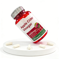 Capsules de vinaigre de cidre de pomme ACV pour adultes, santé intestinale, soutien à la digestion, gestion du poids, détox, antioxydant, soutien immunitaire