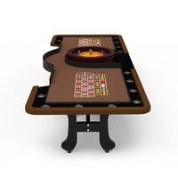 YH 114 Zoll Hochwertiger Casino-Glücksspieltisch Massivholz 2-in-1 Roulette-Tische Luxuriöser Roulette-Tisch zum Verkauf