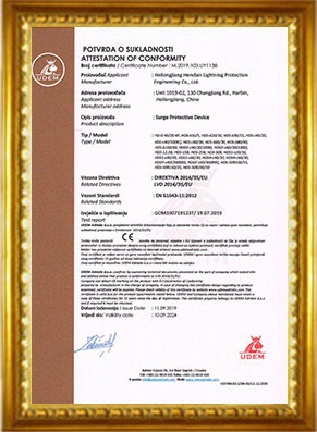 ISO9001 Signal Surge Protection Device , Coaxial Lightning Surge Protector 10KA