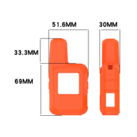 Eraysun untuk Garmin InReach Mini2 casing silikon berongga, lapisan pelindung Bumper tepi lembut karet