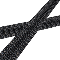 Gaine tressée colorée en PET de 8 mm pour gestion de câbles, motif personnalisé, extensible, protection de câblage, homologuée 220 V, vente en gros