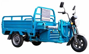 Triciclo Eléctrico Personalizado de 60V con Batería Grande, Motor Central de 3 Ruedas, Tipo Camión Volquete Abierto con Plataforma de Carga <span class=keywords><strong>para</strong></span> <span class=keywords><strong>Adultos</strong></span> - Product Image 6